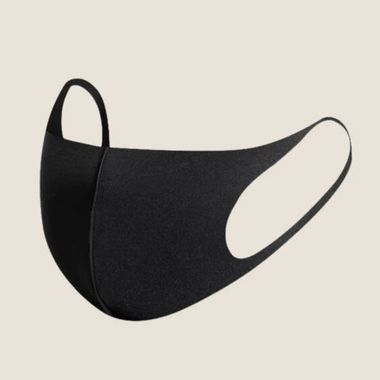 Stoffen mondkapjes black