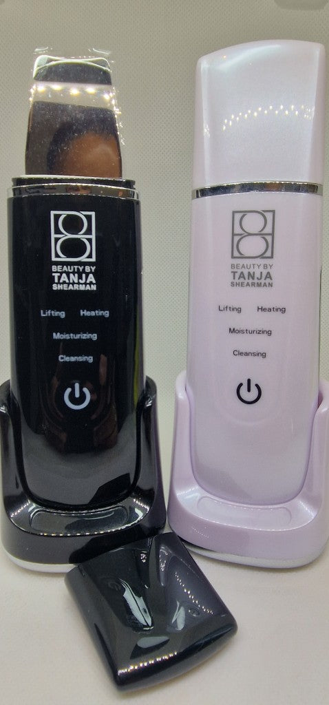 Ultrasonic Facial scrub Black / White