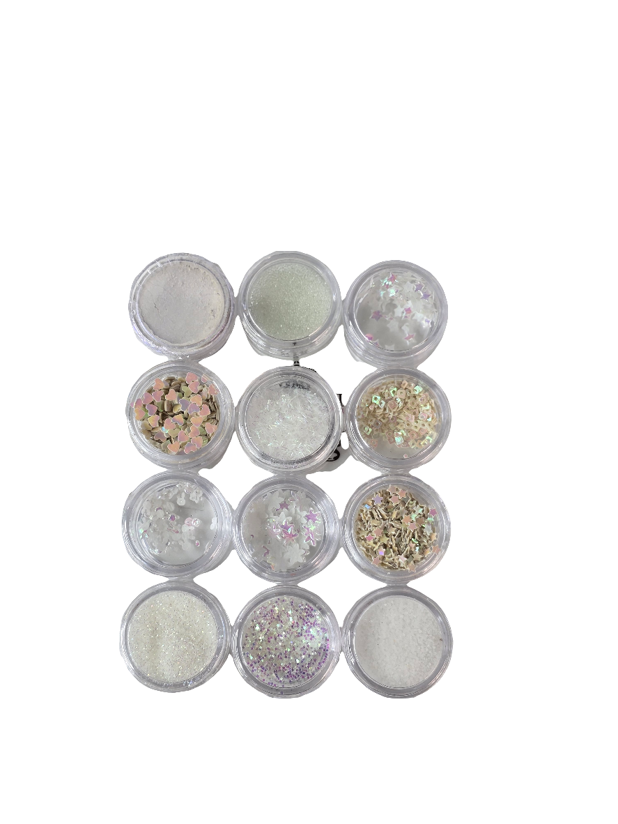 01 Snowwhite Nail-art kit 12 st