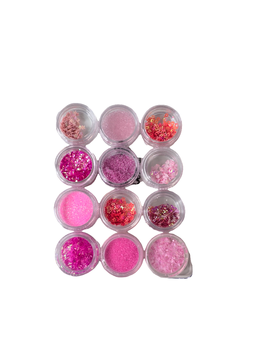 07 Pink lady Nail-art kit 12 st