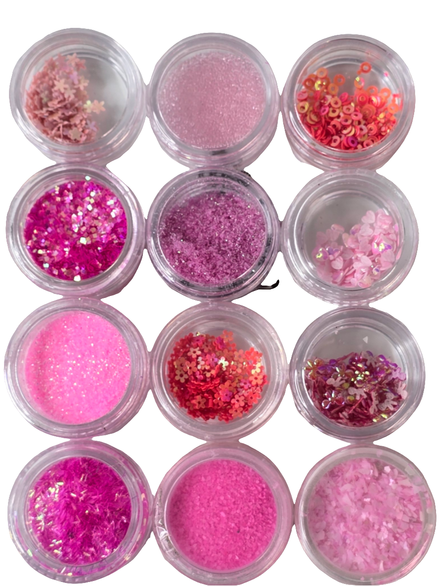 07 Pink lady Nail-art kit 12 st