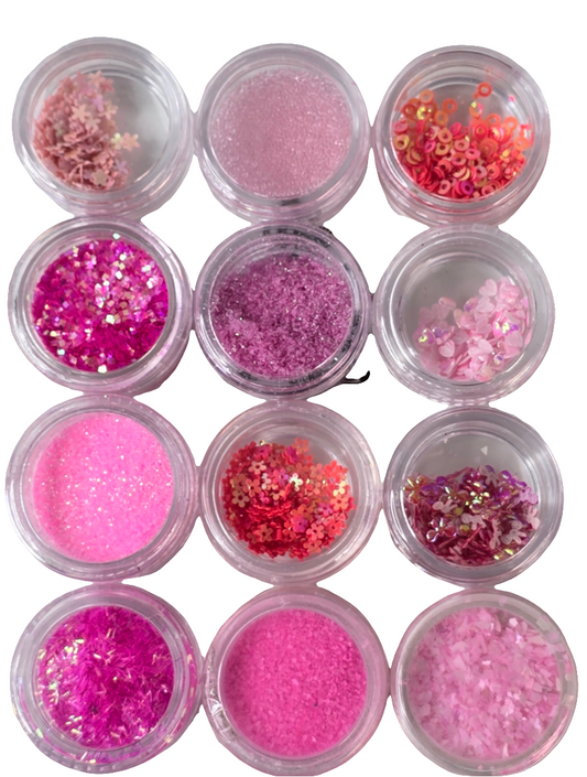 07 Pink lady Nail-art kit 12 st