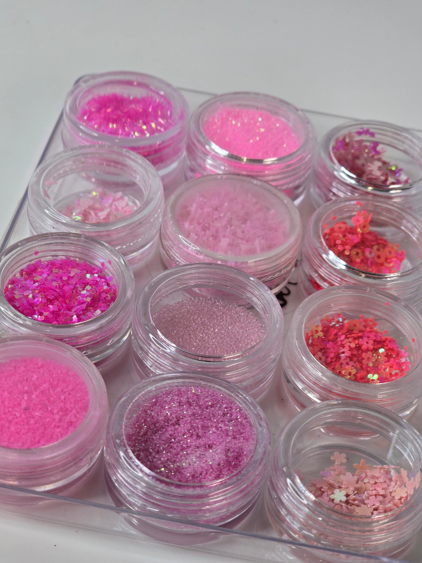 04 Pinkish Nail-art kit 12 st