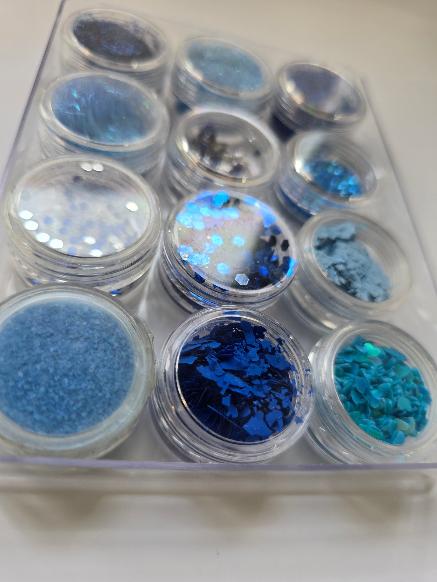 08 Blue Sky Nail-art kit 12 st
