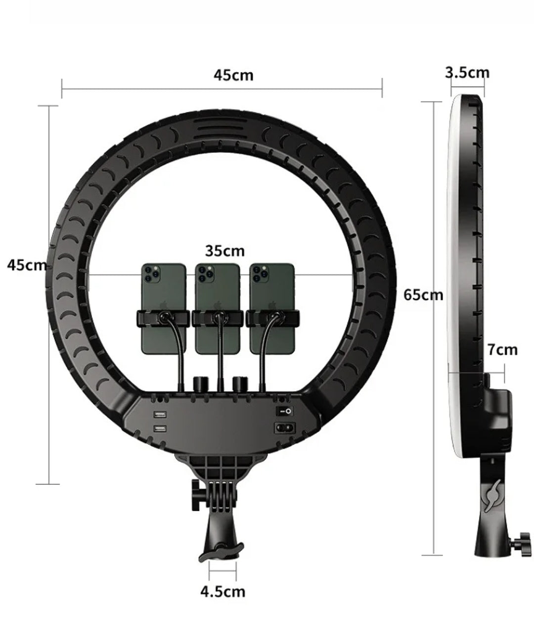 Ringlamp 21 nch