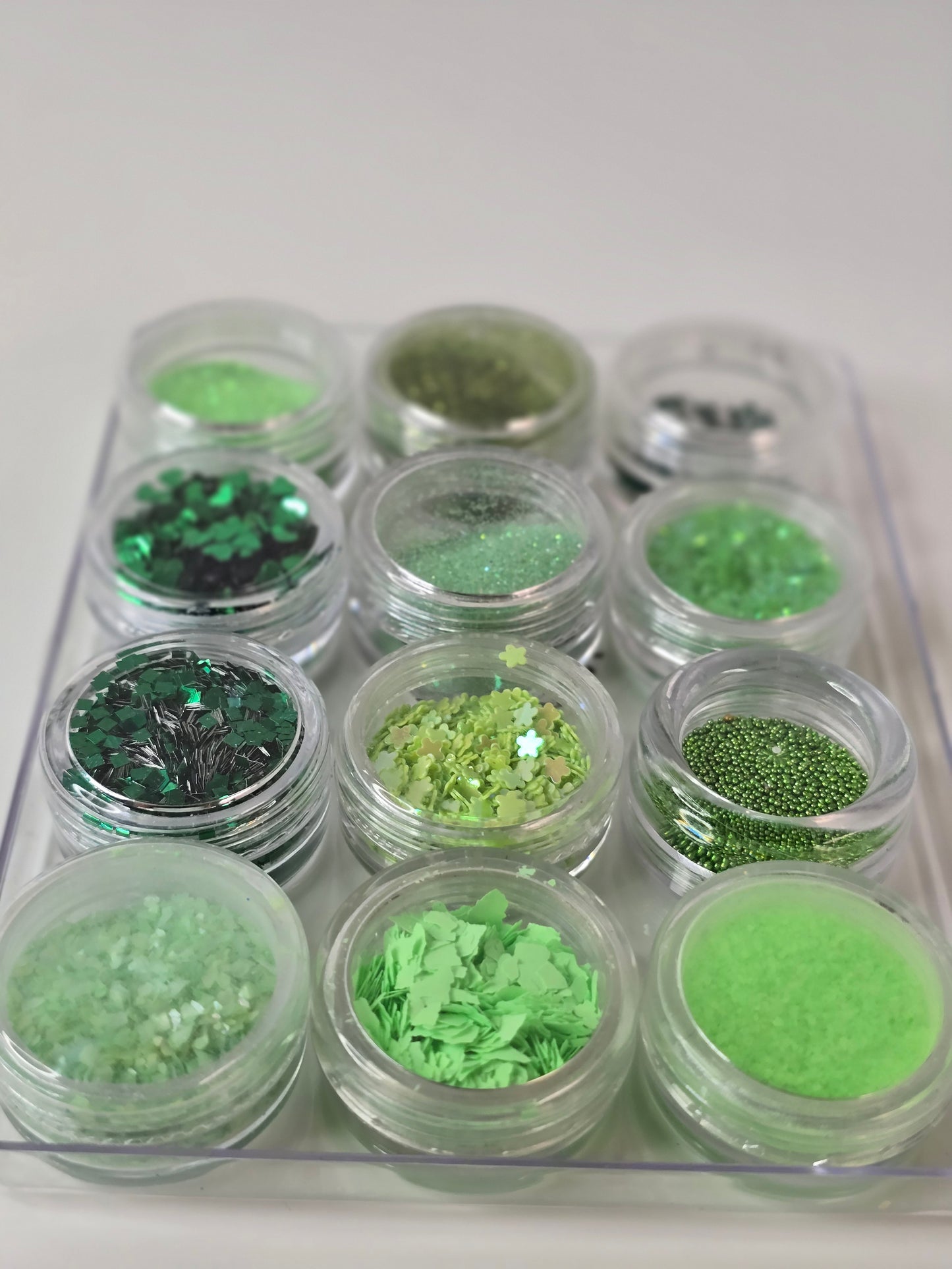 05Jade green Nail-art kit 12 st