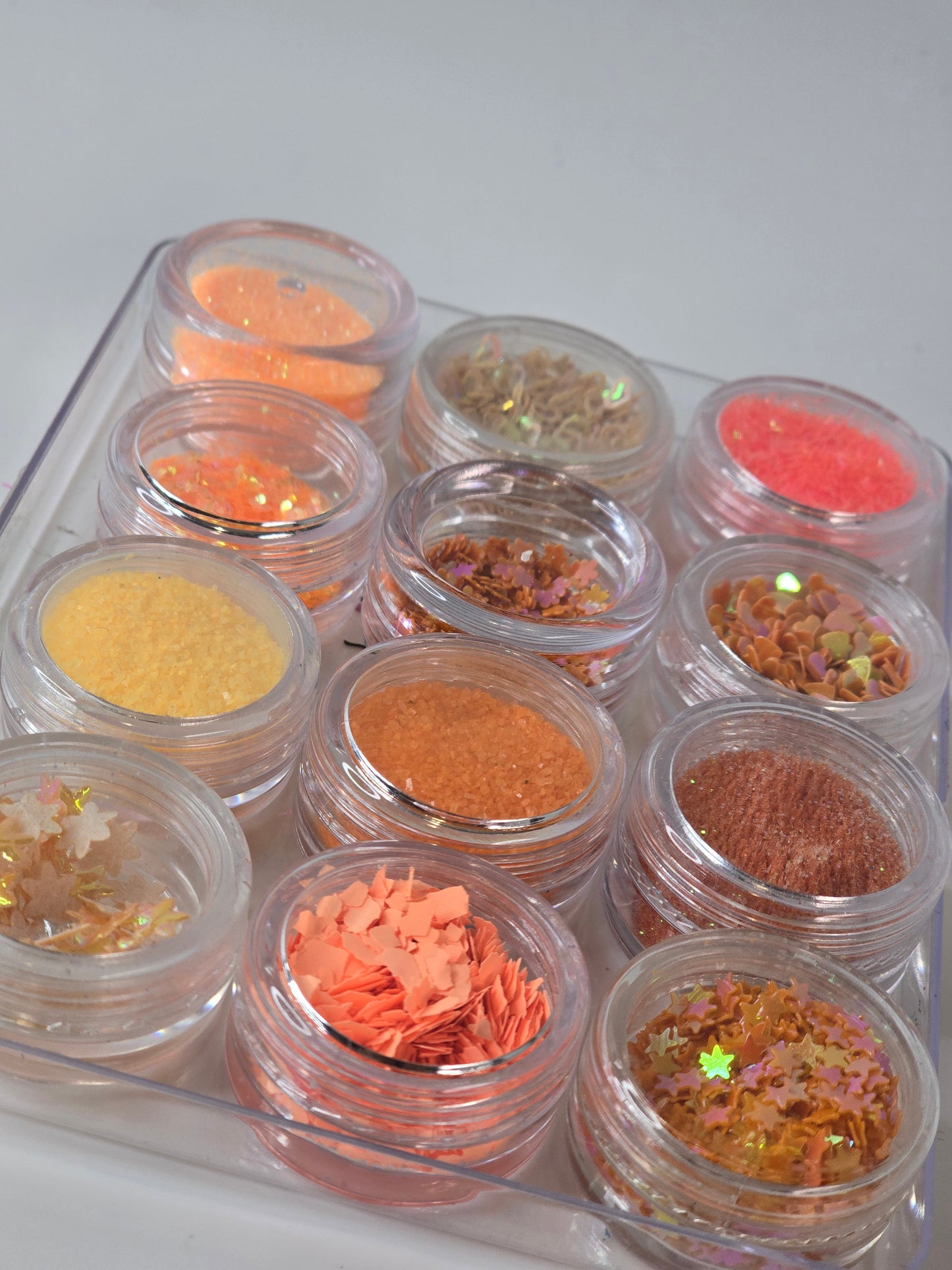 09 Orange Nail-art kit 12 st