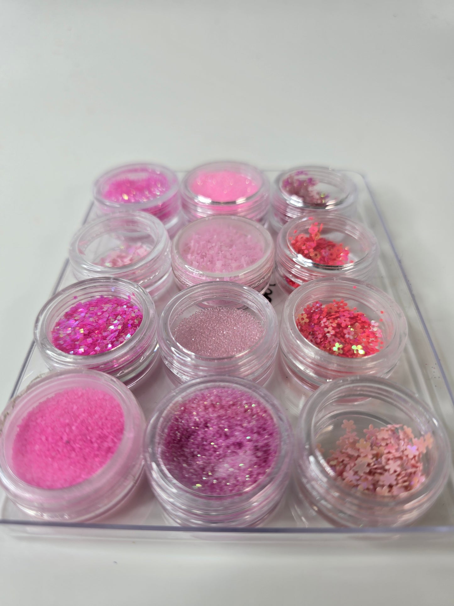 04 Pinkish Nail-art kit 12 st