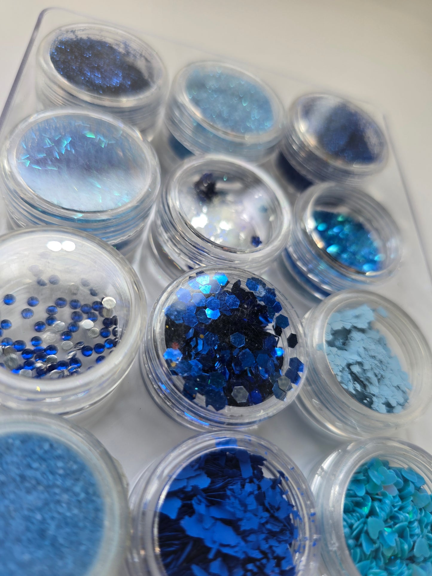 08 Blue Sky Nail-art kit 12 st