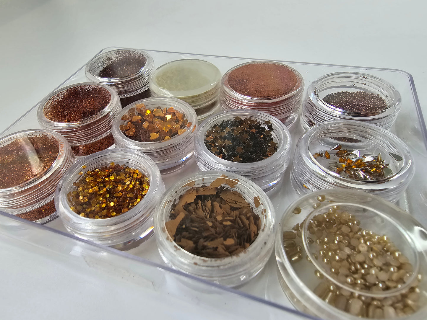 11 Brown Nail-art kit 12 st