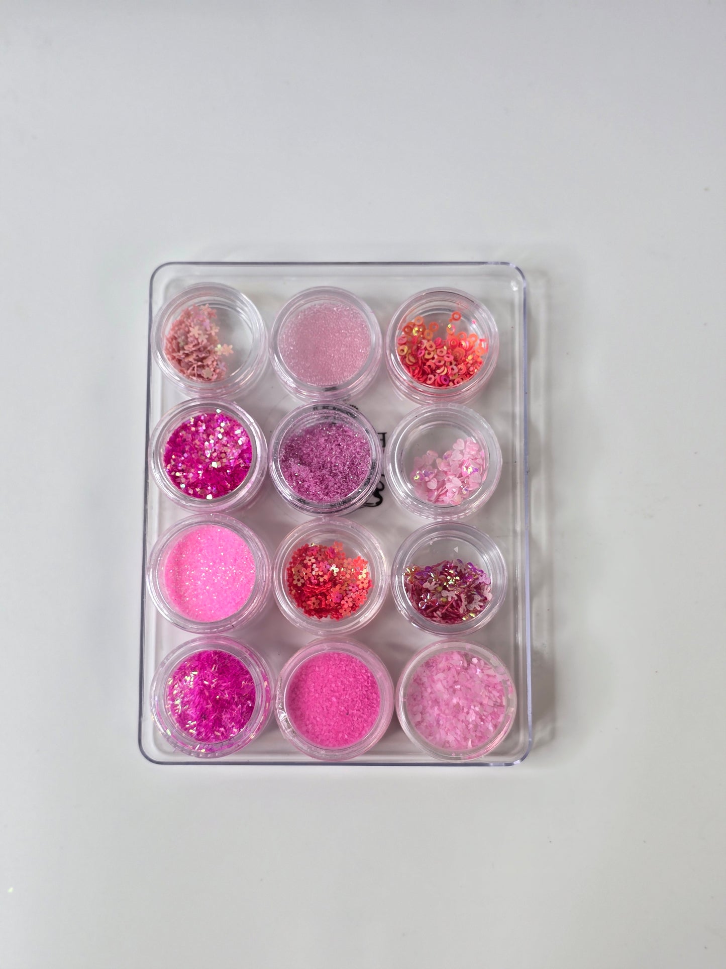 04 Pinkish Nail-art kit 12 st